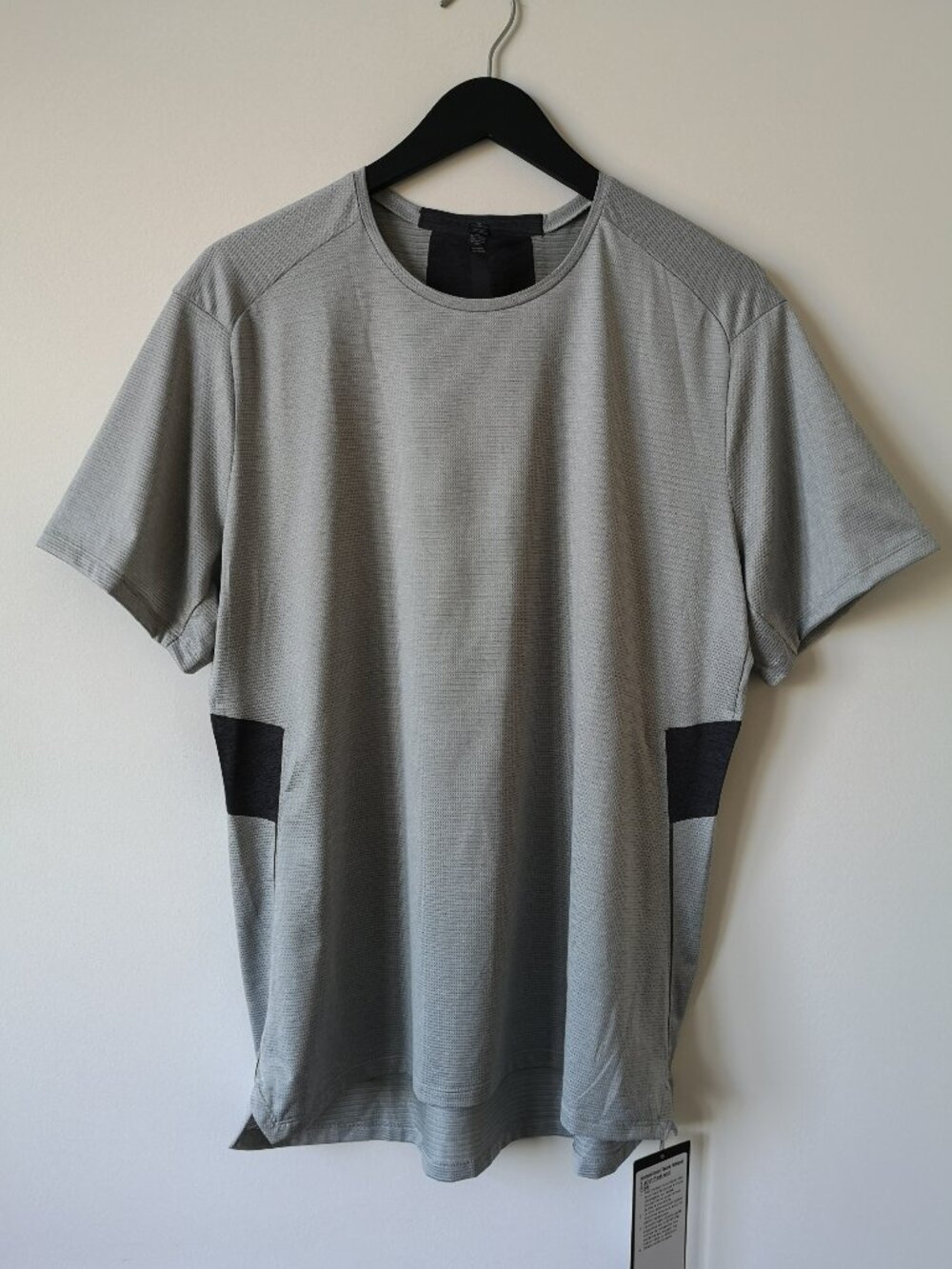 NWT LULULEMON SESA/HOBS Silver Grey Fast & Free SS Top Shirt Men's XL